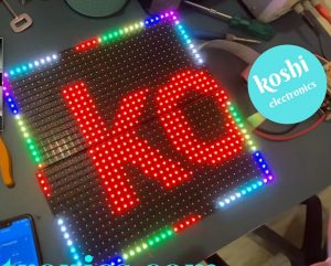 How to make 2 line RGB P10 display from WF2 controller